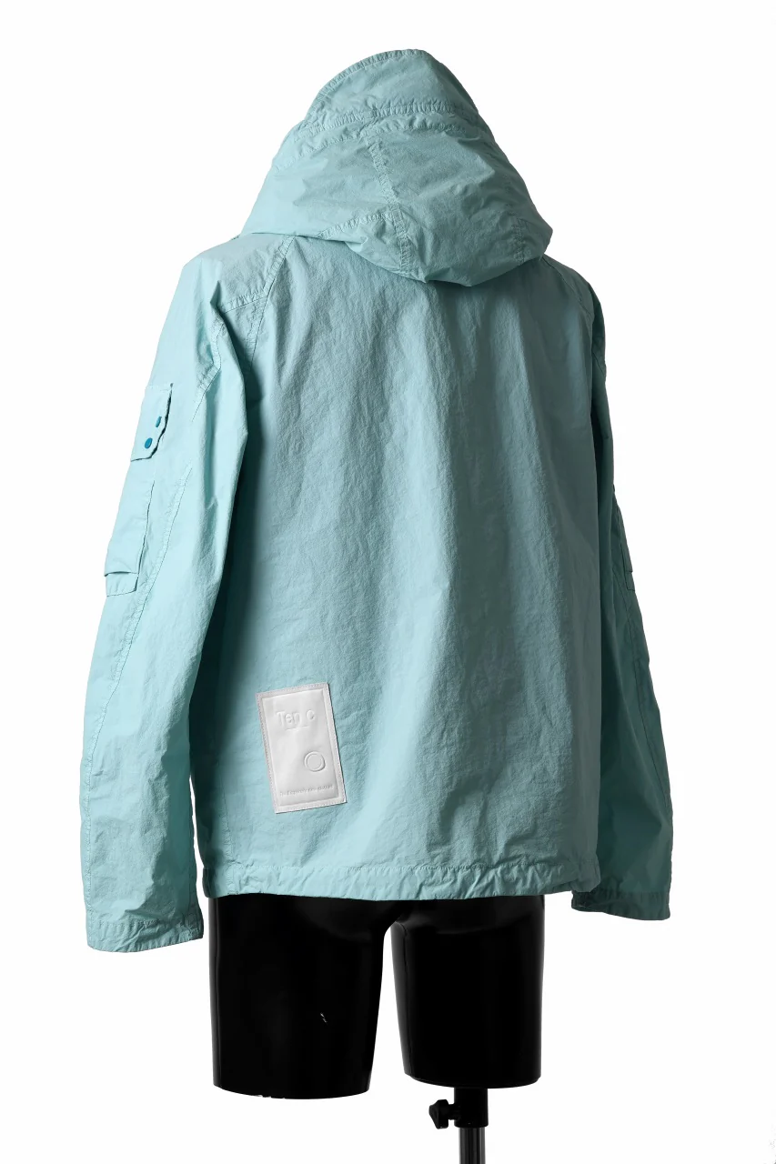 Ten c MID LAYER / GARMENT DYED LIGHT NYLON TACTEL (LIGHT BLUE) - Image 8