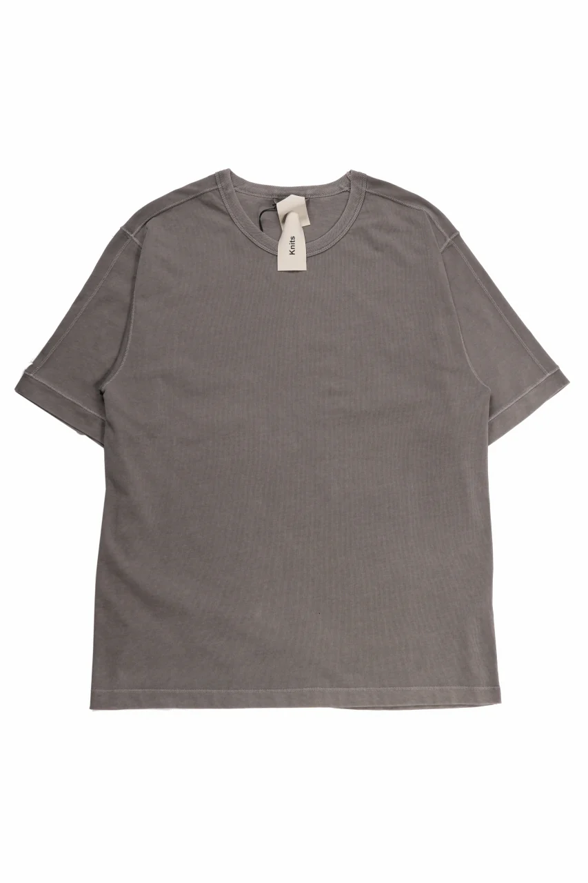 Ten c MINERAL DYED T-SHIRT COTTON JERSEY (GRAY) - Image 2