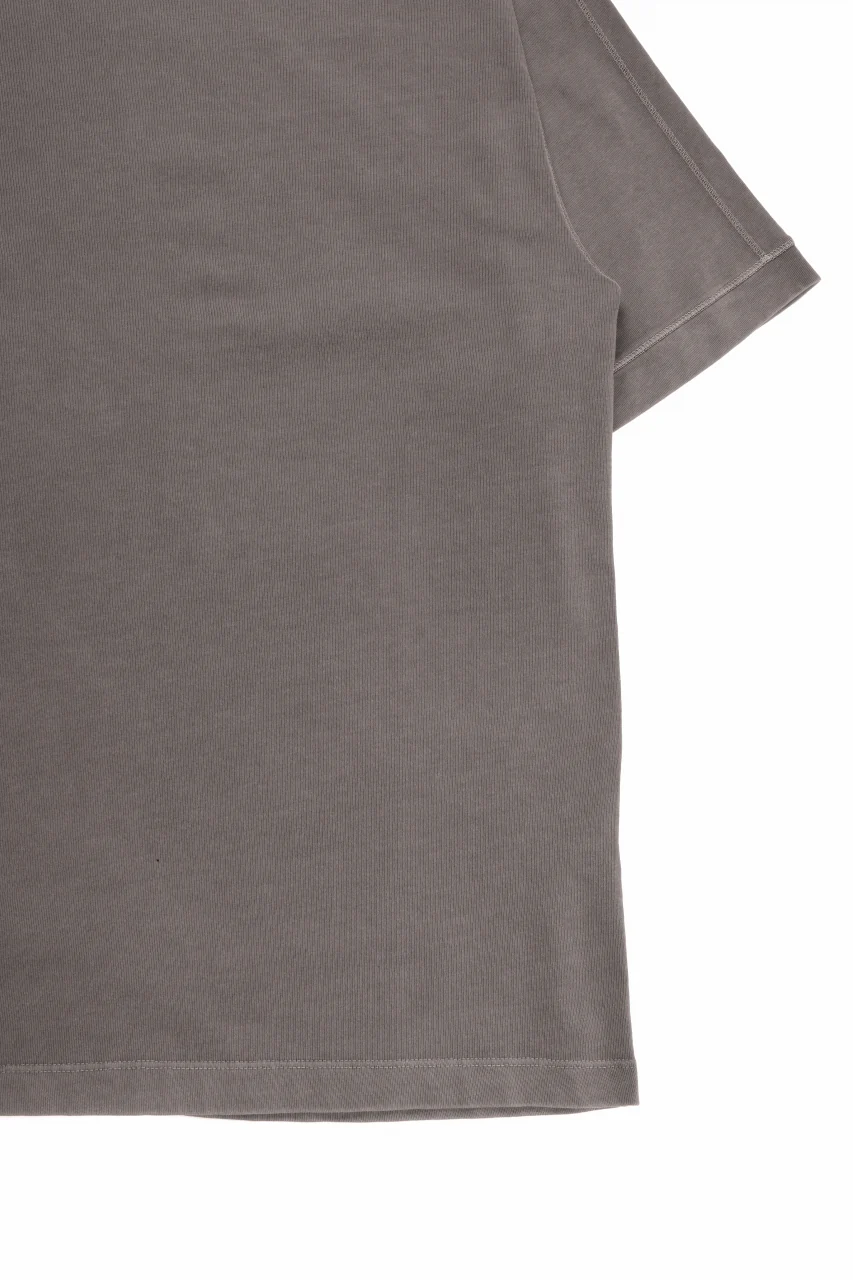 Ten c MINERAL DYED T-SHIRT COTTON JERSEY (GRAY) - Image 5