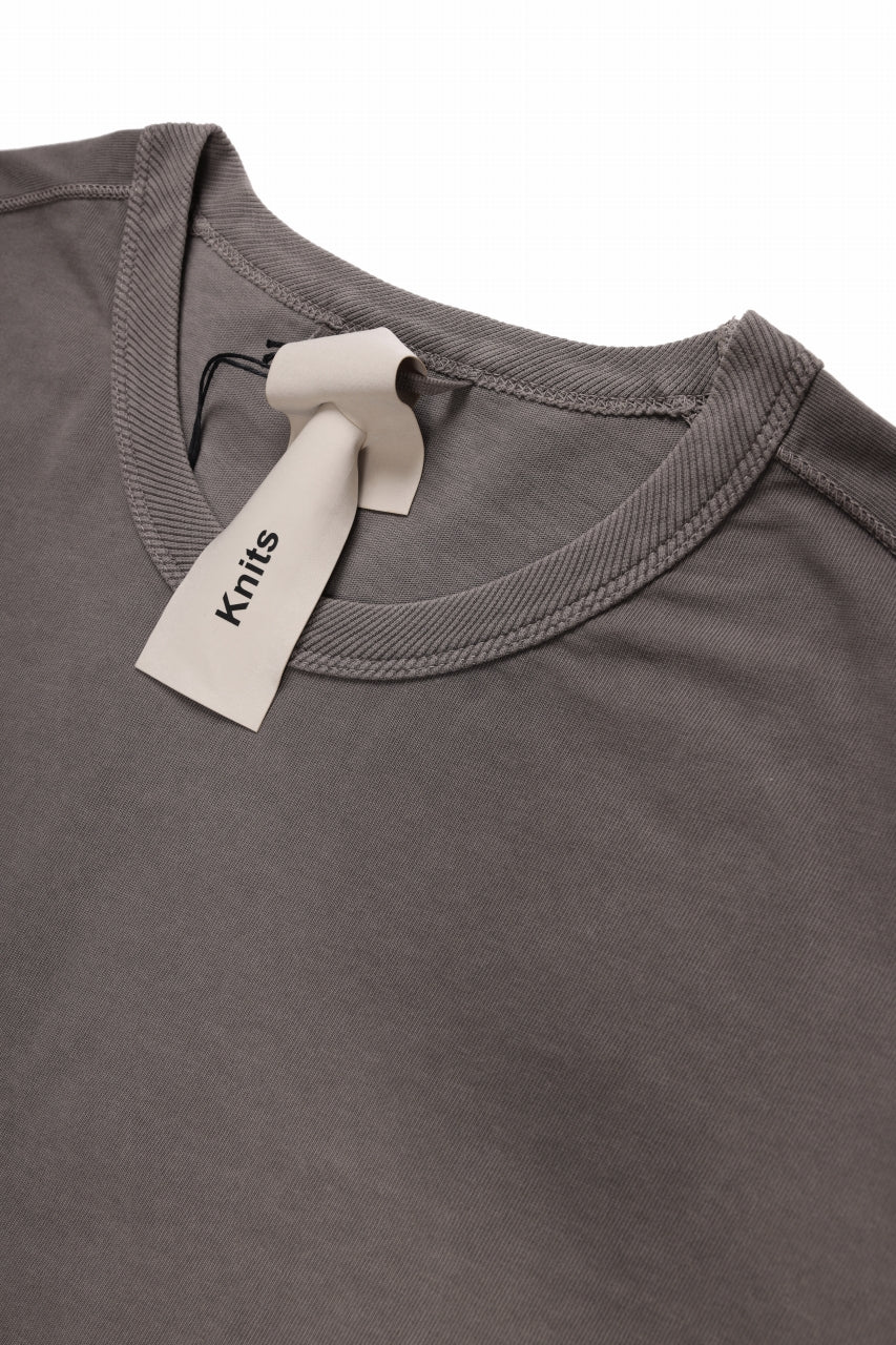 Ten c MINERAL DYED T-SHIRT COTTON JERSEY (GRAY) - Image 6