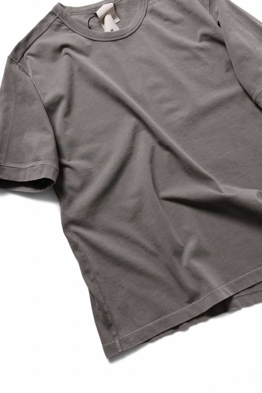 Ten c MINERAL DYED T-SHIRT COTTON JERSEY (GRAY) - Image 9
