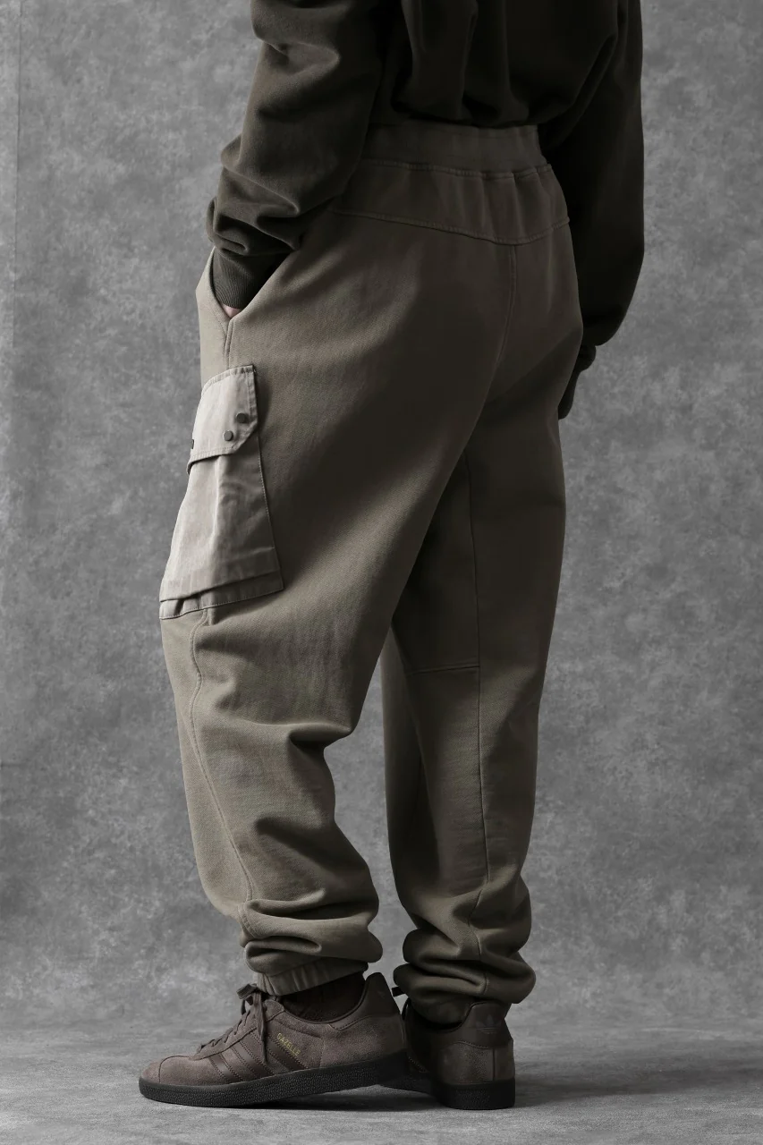 Ten c MULTI POCKET SNAP SWEAT PANTS / GARMENT DYED (ASH GRAY) - Image 18
