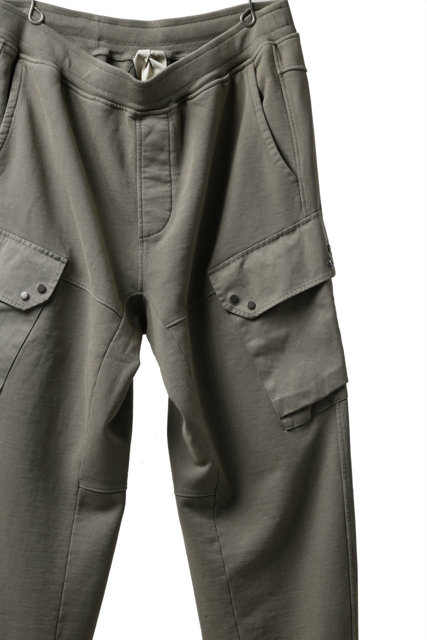 Ten c MULTI POCKET SNAP SWEAT PANTS / GARMENT DYED (ASH GRAY) - Image 21