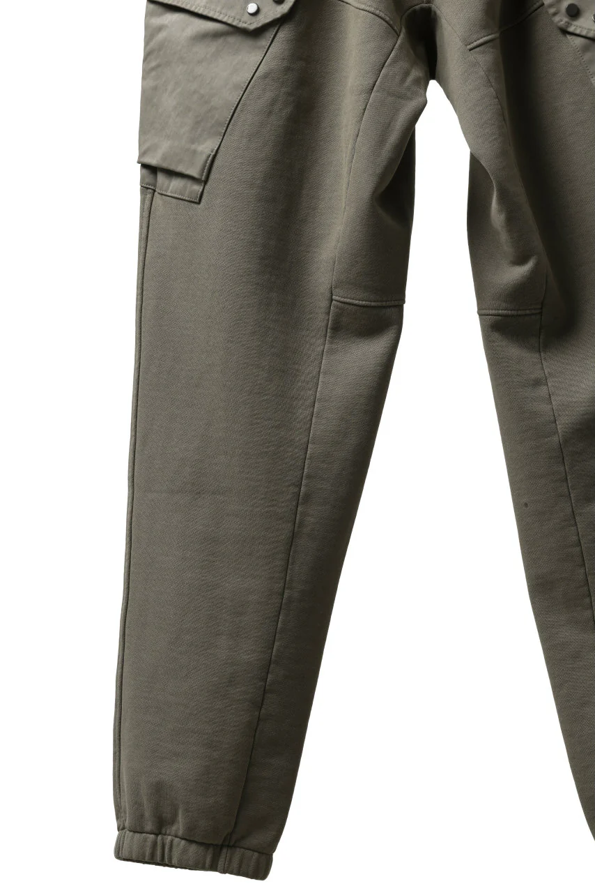 Ten c MULTI POCKET SNAP SWEAT PANTS / GARMENT DYED (ASH GRAY) - Image 23
