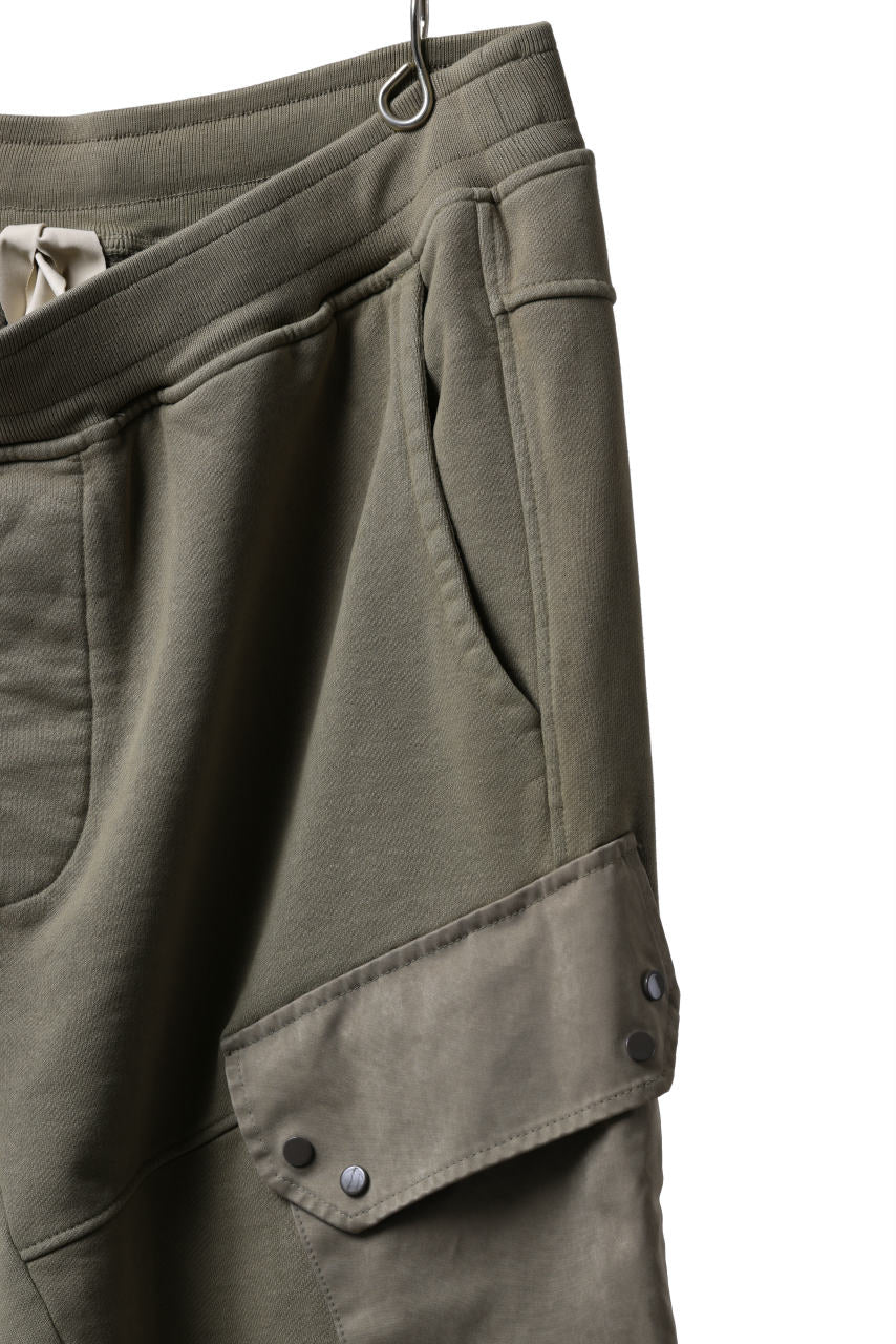 Ten c MULTI POCKET SNAP SWEAT PANTS / GARMENT DYED (ASH GRAY) - Image 26