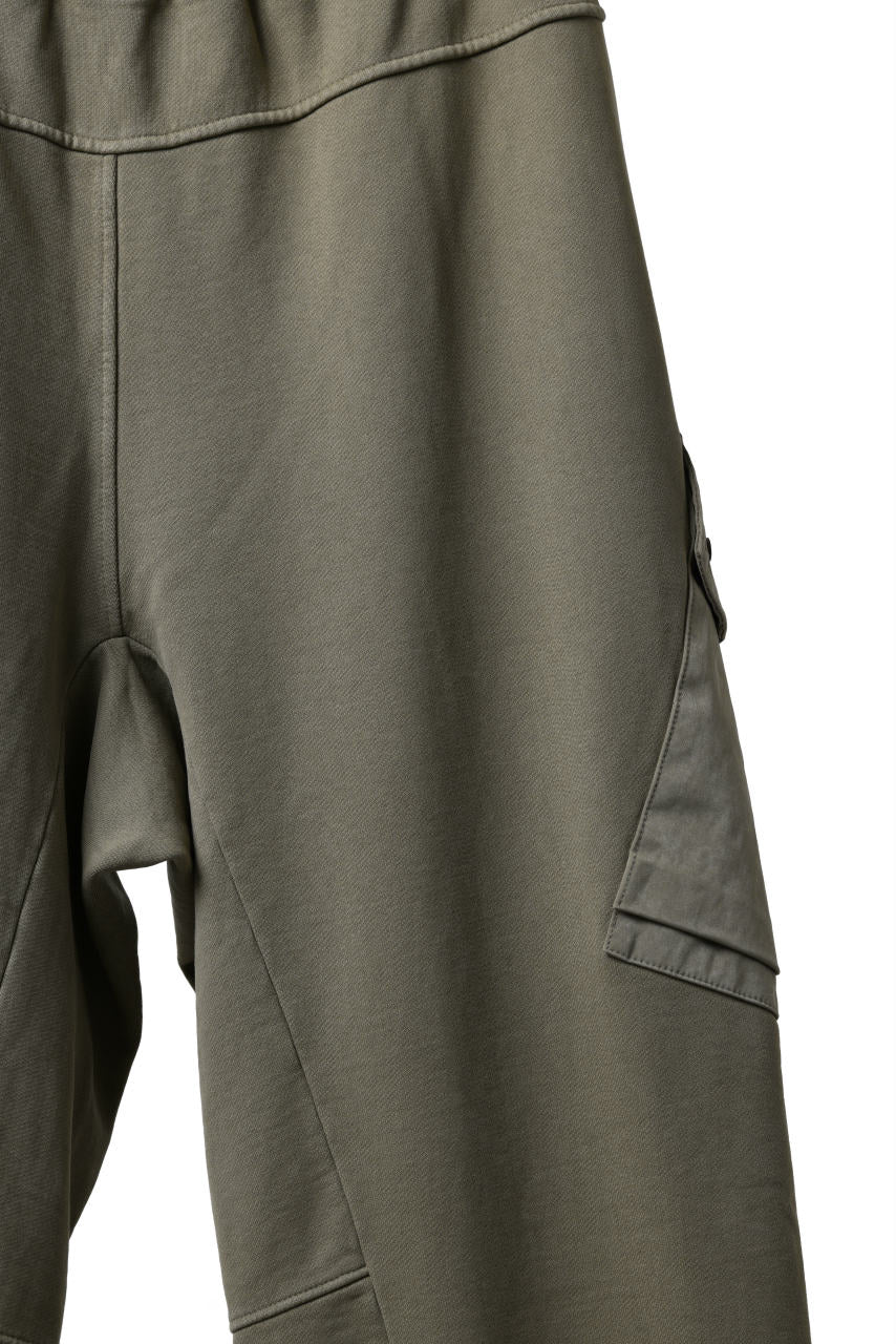 Ten c MULTI POCKET SNAP SWEAT PANTS / GARMENT DYED (ASH GRAY) - Image 30