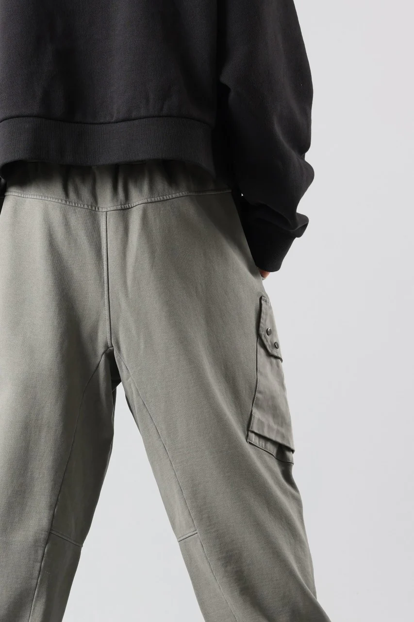 Ten c MULTI POCKET SNAP SWEAT PANTS / GARMENT DYED (ASH GRAY) - Image 44
