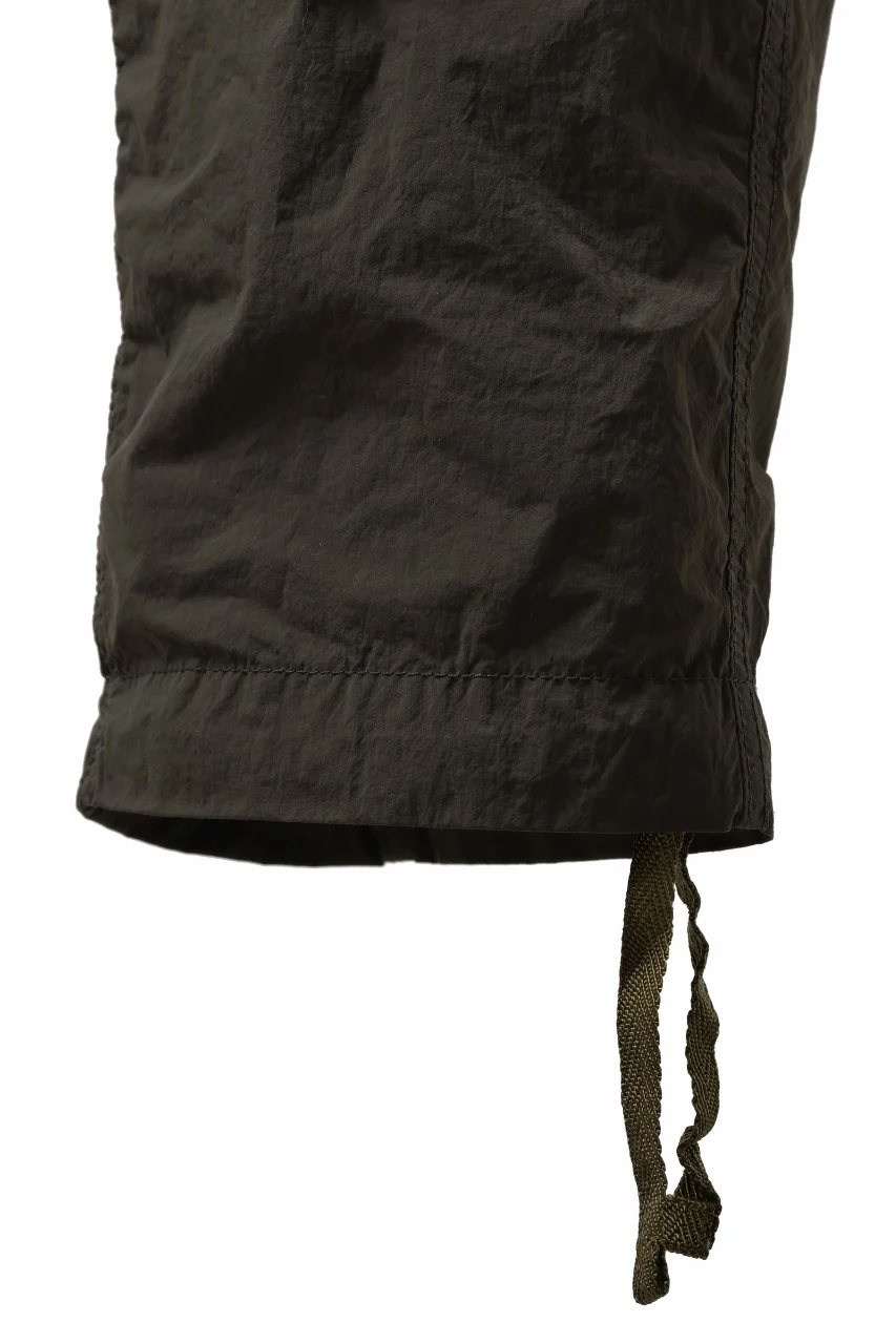 Ten c NYLON CARGO TROUSERS / GARMENT DYED (DARK OLIVE) - Image 12