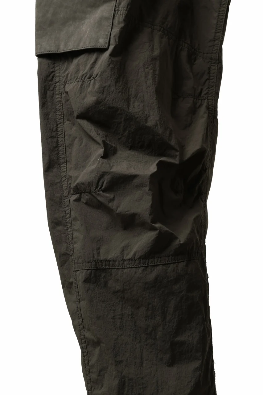 Ten c NYLON CARGO TROUSERS / GARMENT DYED (DARK OLIVE) - Image 8