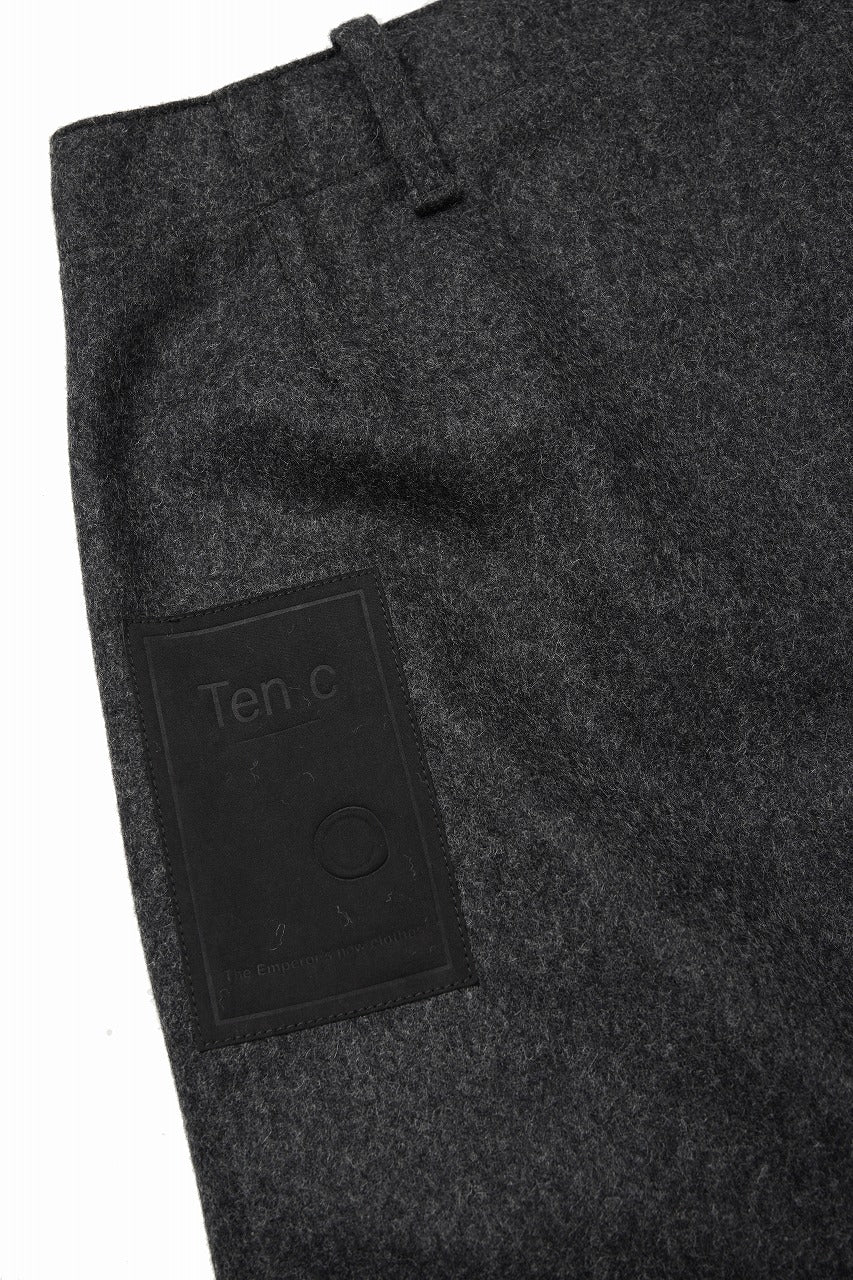 Ten c PANTALONE CARGO - TASCONATO / MILITARY WOOL FLANNEL (VEDVA NERA) - Image 10