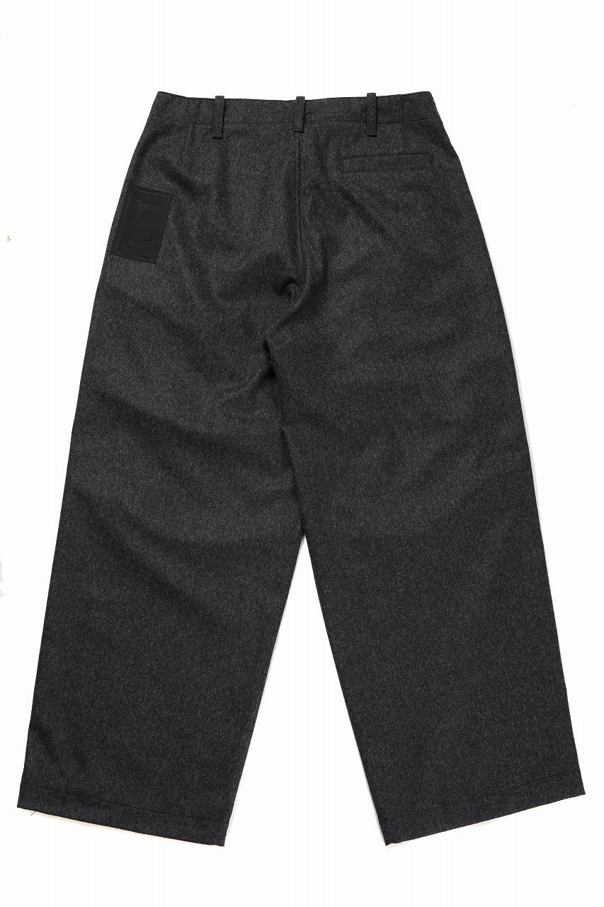 Ten c PANTALONE CARGO - TASCONATO / MILITARY WOOL FLANNEL (VEDVA NERA) - Image 2