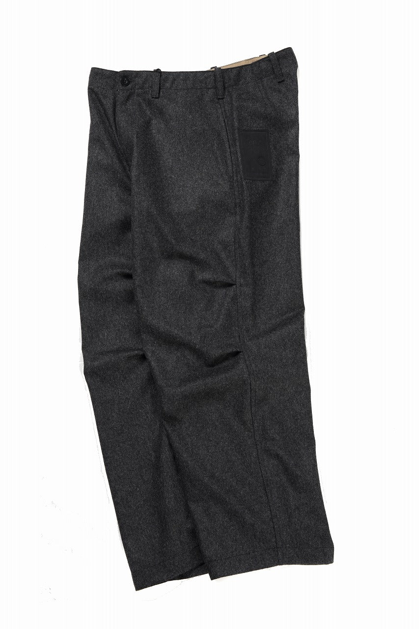Ten c PANTALONE CARGO - TASCONATO / MILITARY WOOL FLANNEL (VEDVA NERA) - Image 3