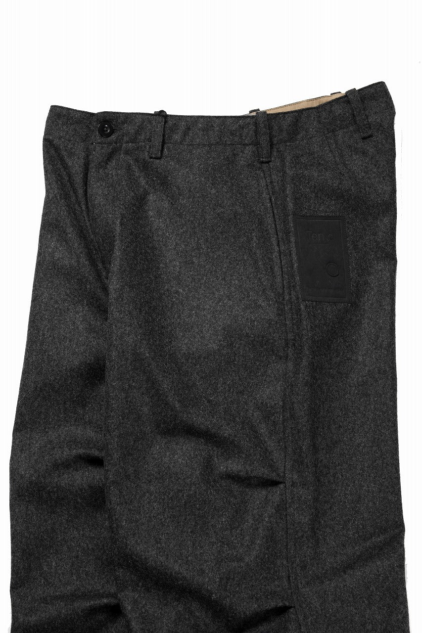 Ten c PANTALONE CARGO - TASCONATO / MILITARY WOOL FLANNEL (VEDVA NERA) - Image 8