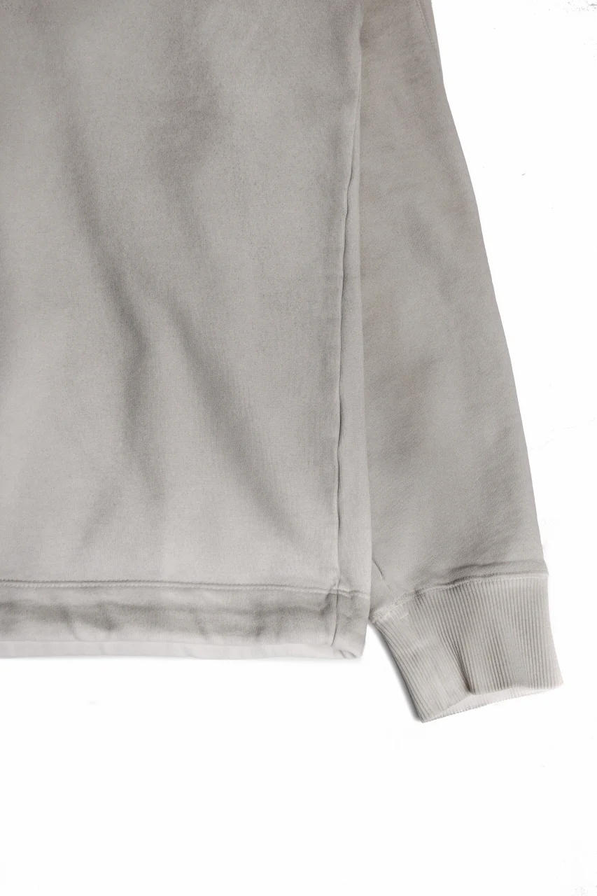 Ten c PULLOVER HOODY / AIR BRUSHED DIAGONAL FLEECE (STONE) - Image 11