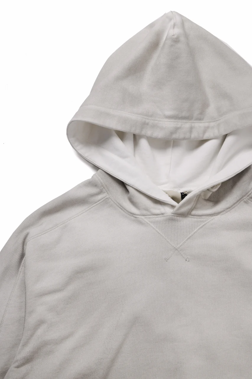Ten c PULLOVER HOODY / AIR BRUSHED DIAGONAL FLEECE (STONE) - Image 12