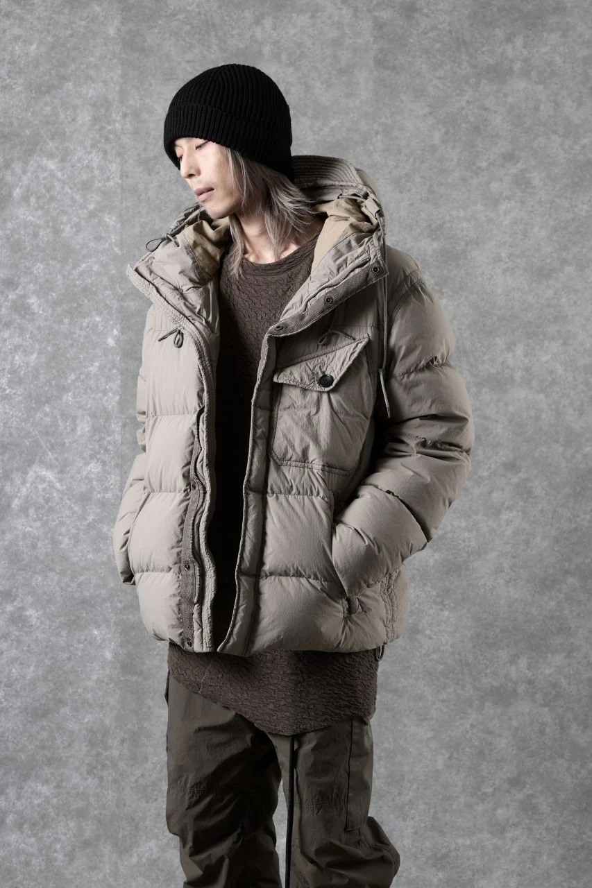 Ten c SURVIVAL DOWN JACKET / GARMENT DYED (ASH GRAY) - Image 35