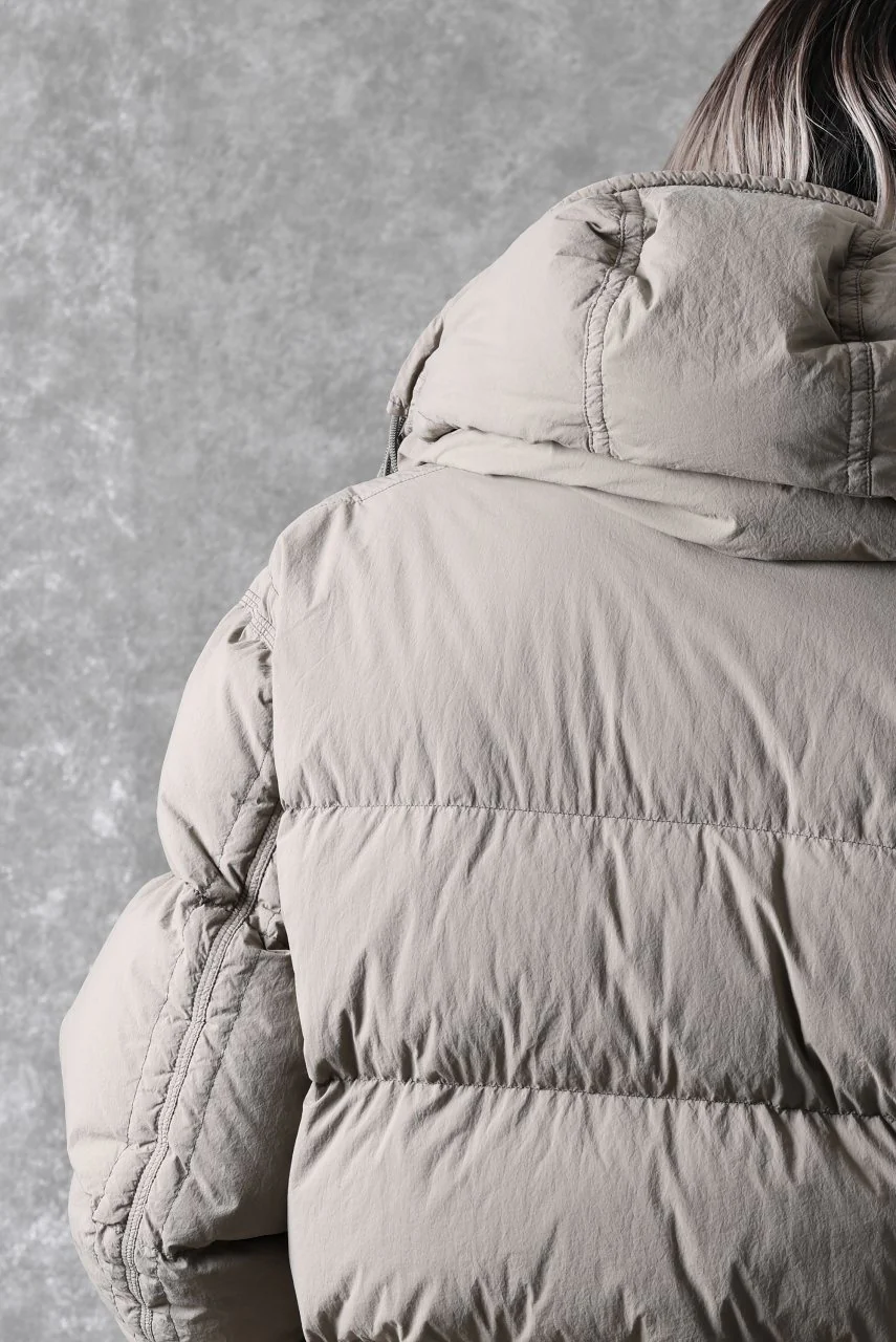 Ten c SURVIVAL DOWN JACKET / GARMENT DYED (ASH GRAY) - Image 48