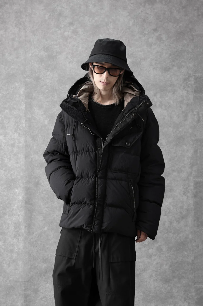 Ten c SURVIVAL DOWN JACKET / GARMENT DYED (BLACK) - Image 29