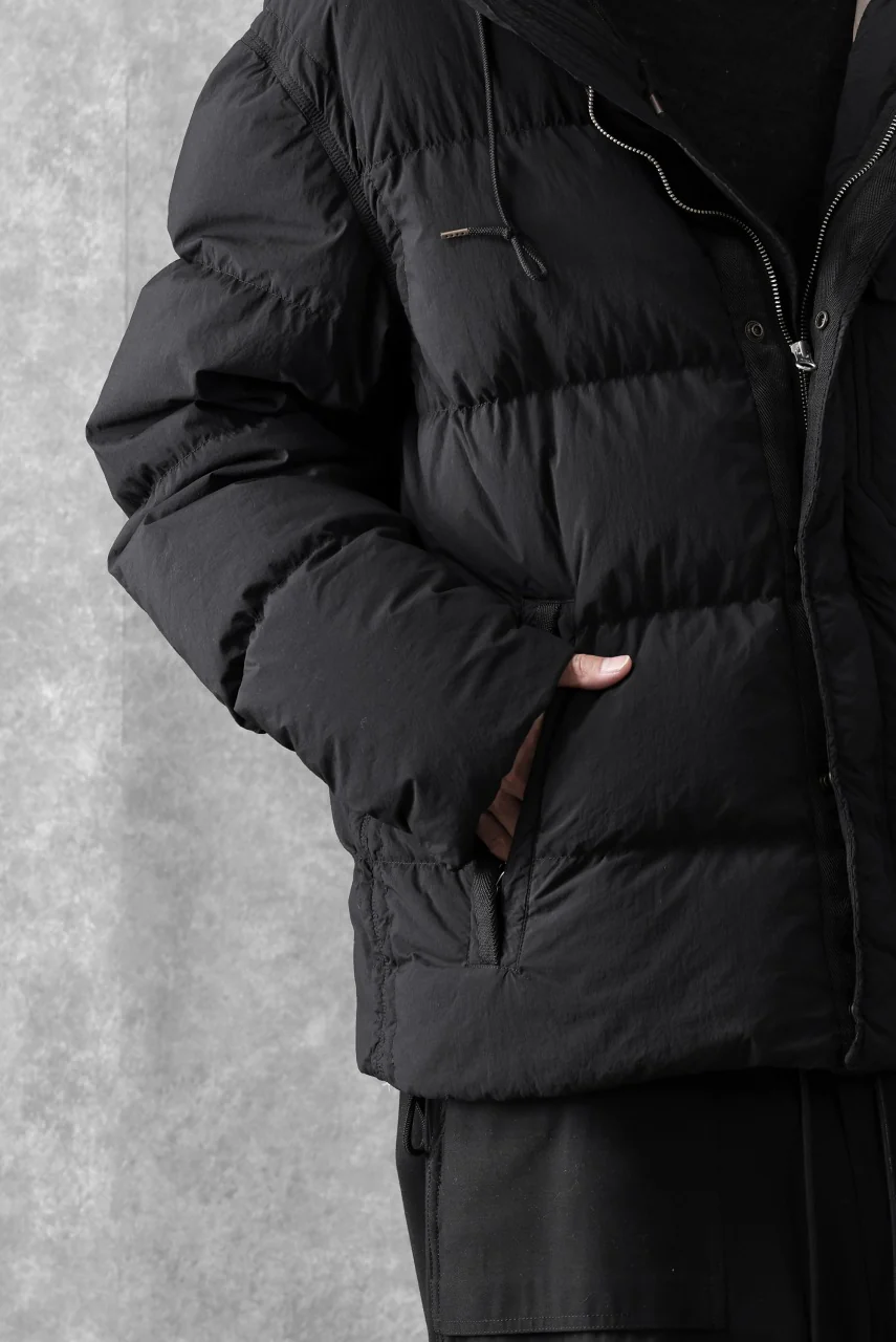 Ten c SURVIVAL DOWN JACKET / GARMENT DYED (BLACK) - Image 32