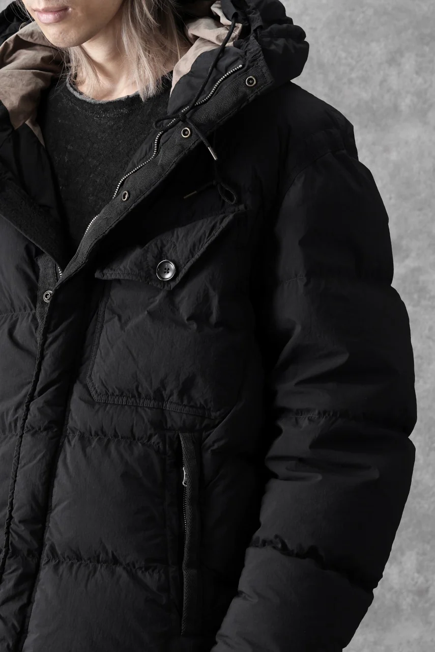 Ten c SURVIVAL DOWN JACKET / GARMENT DYED (BLACK) - Image 34
