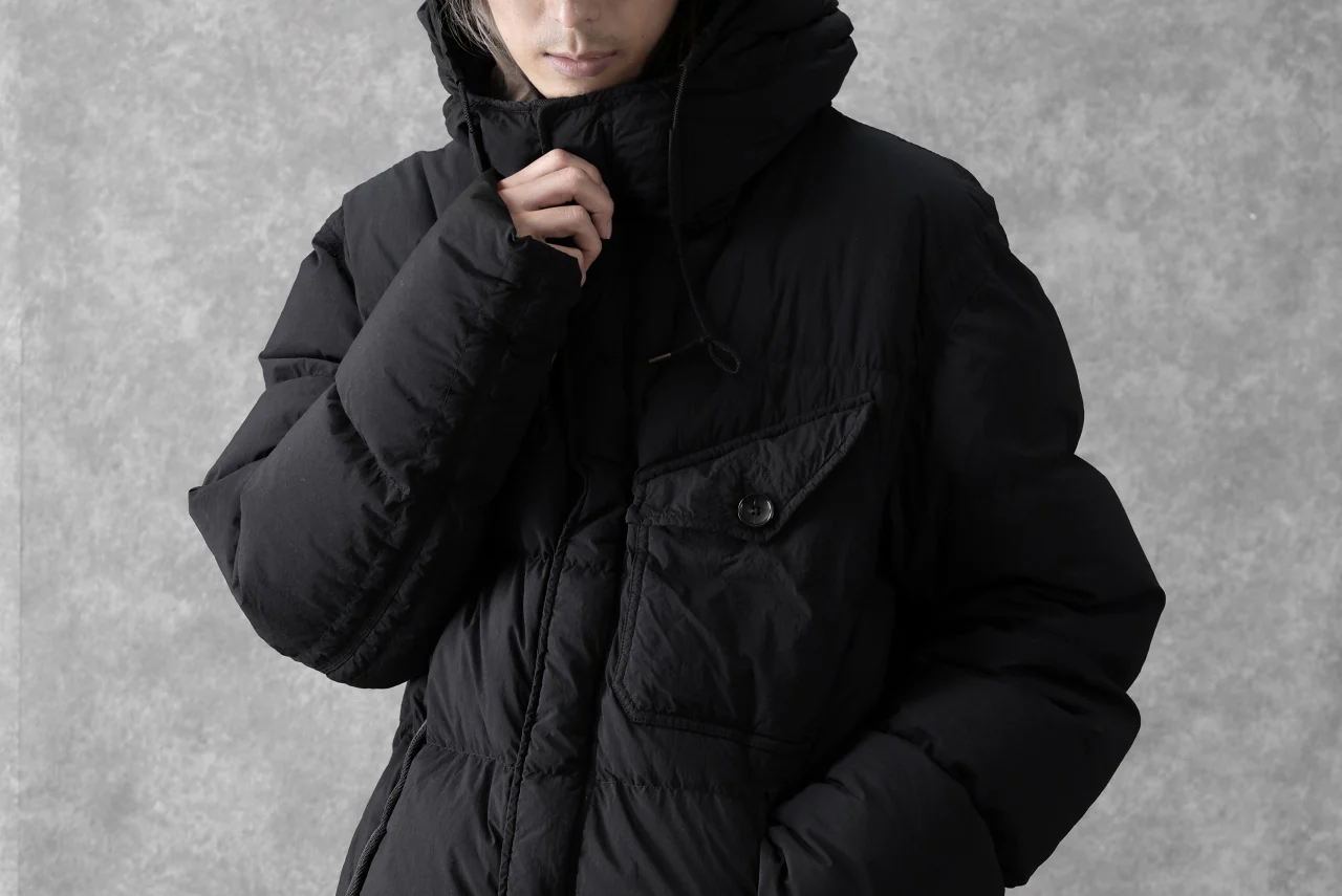 Ten c SURVIVAL DOWN JACKET / GARMENT DYED (BLACK) - Image 42