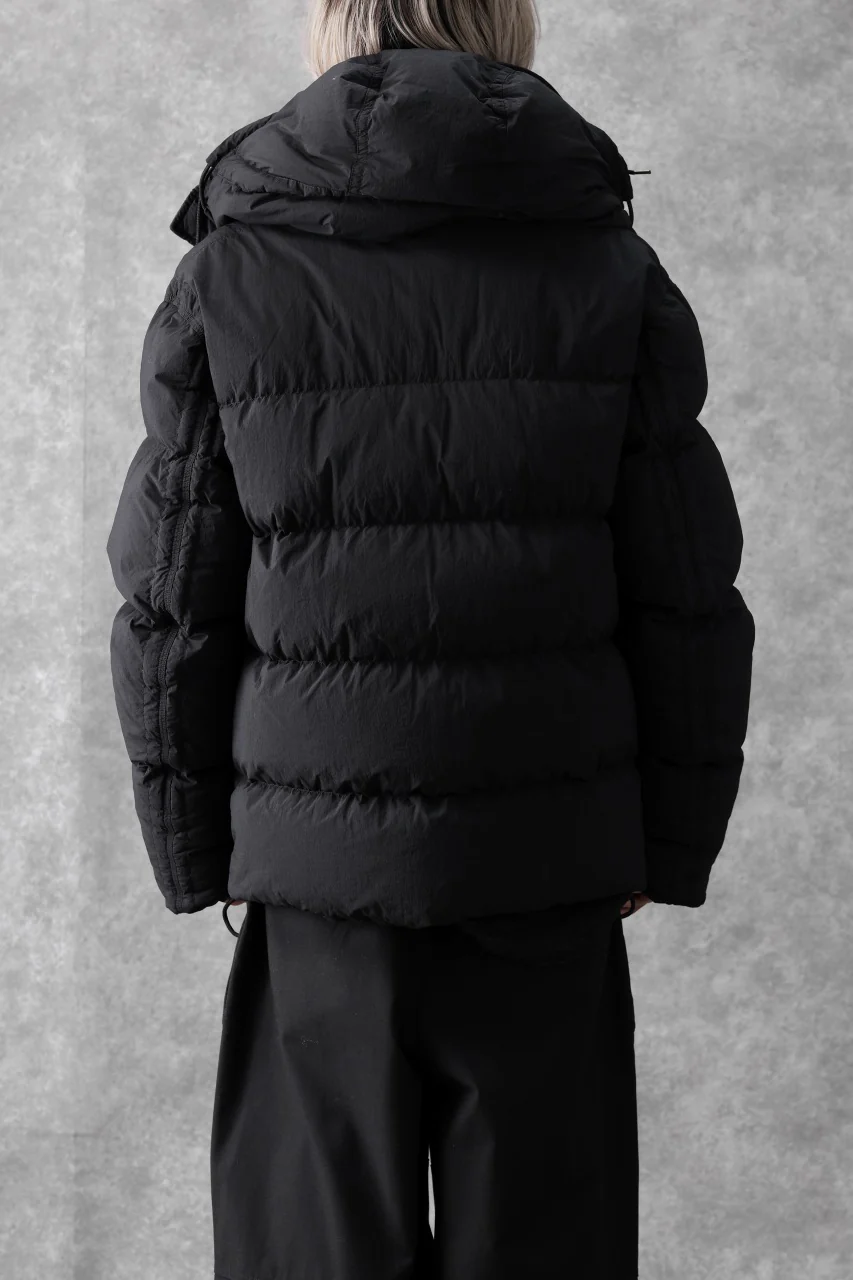 Ten c SURVIVAL DOWN JACKET / GARMENT DYED (BLACK) - Image 9