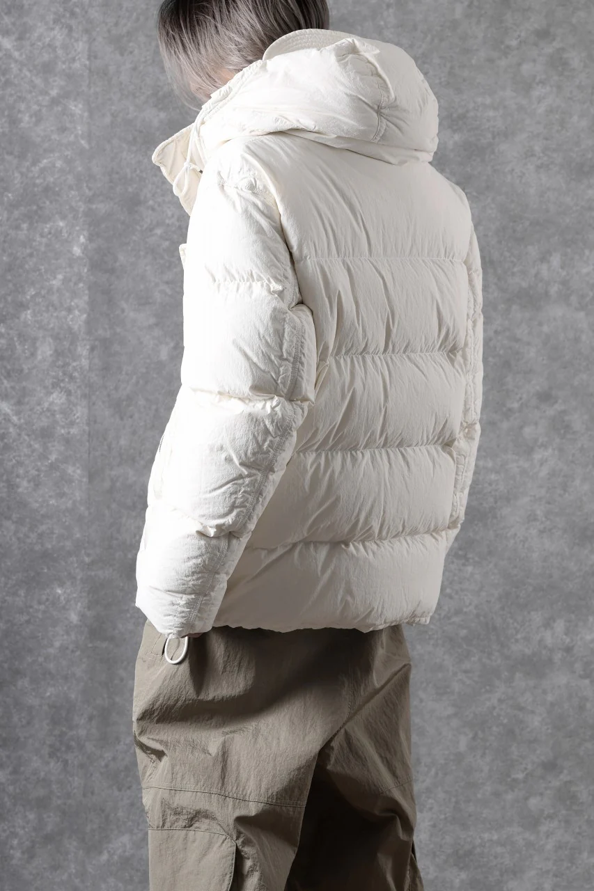 Ten c SURVIVAL DOWN JACKET / GARMENT DYED (WHITE) - Image 14