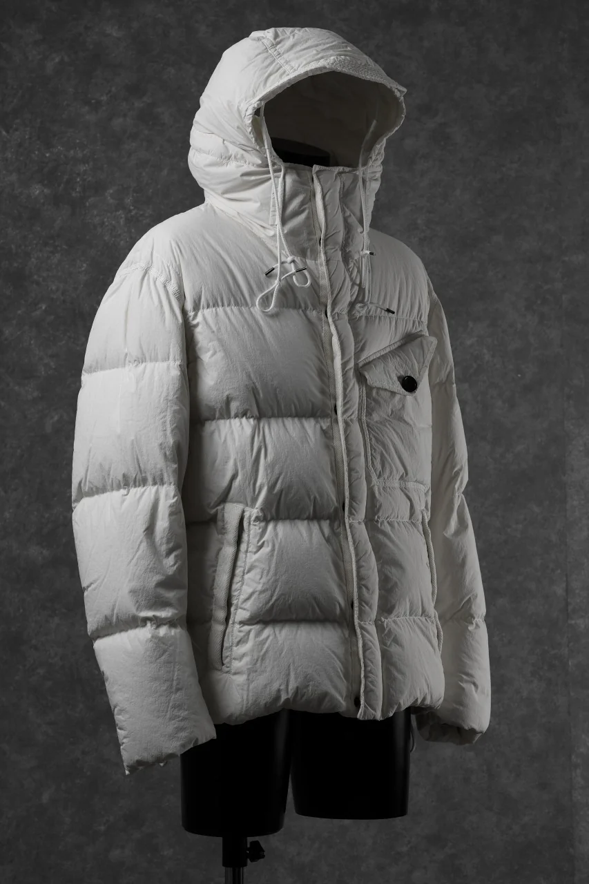 Ten c SURVIVAL DOWN JACKET / GARMENT DYED (WHITE) - Image 15