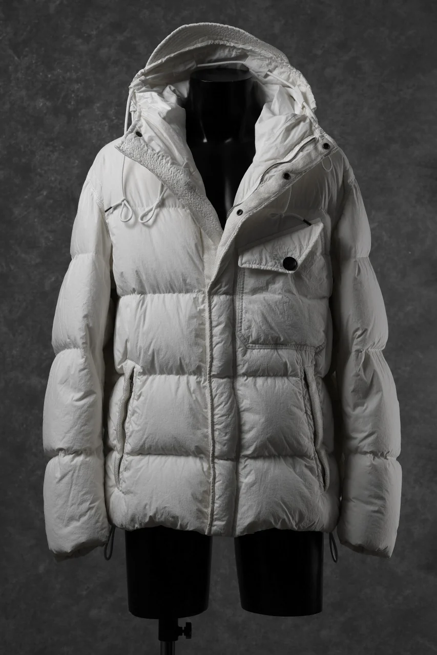 Ten c SURVIVAL DOWN JACKET / GARMENT DYED (WHITE) - Image 16