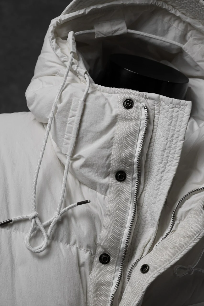 Ten c SURVIVAL DOWN JACKET / GARMENT DYED (WHITE) - Image 28