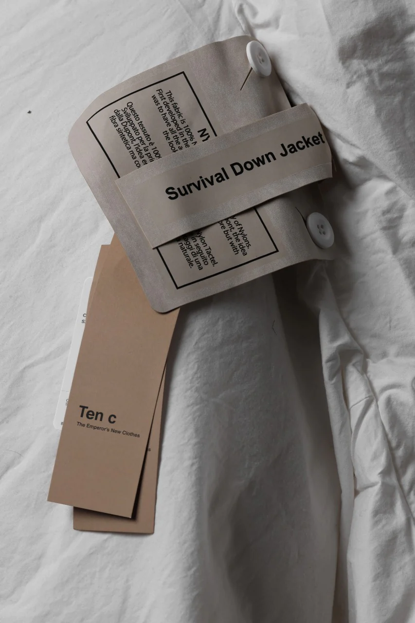 Ten c SURVIVAL DOWN JACKET / GARMENT DYED (WHITE) - Image 33