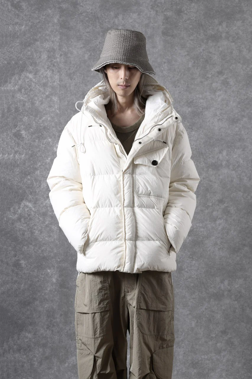Ten c SURVIVAL DOWN JACKET / GARMENT DYED (WHITE) - Image 35