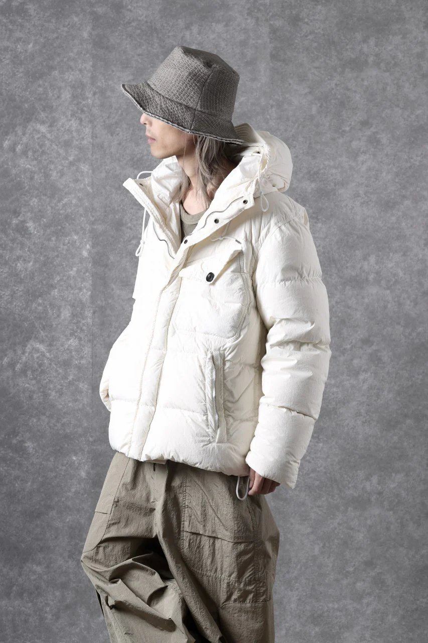 Ten c SURVIVAL DOWN JACKET / GARMENT DYED (WHITE) - Image 37