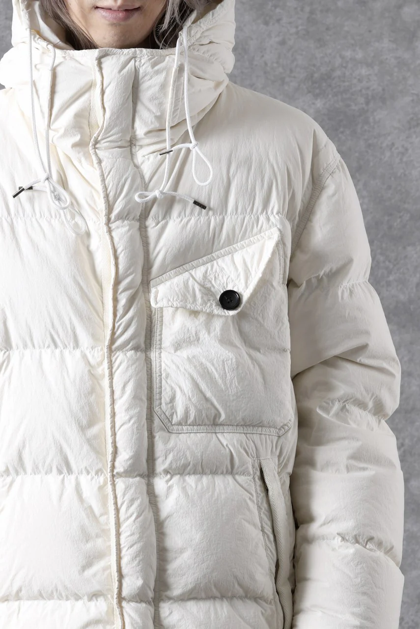 Ten c SURVIVAL DOWN JACKET / GARMENT DYED (WHITE) - Image 44