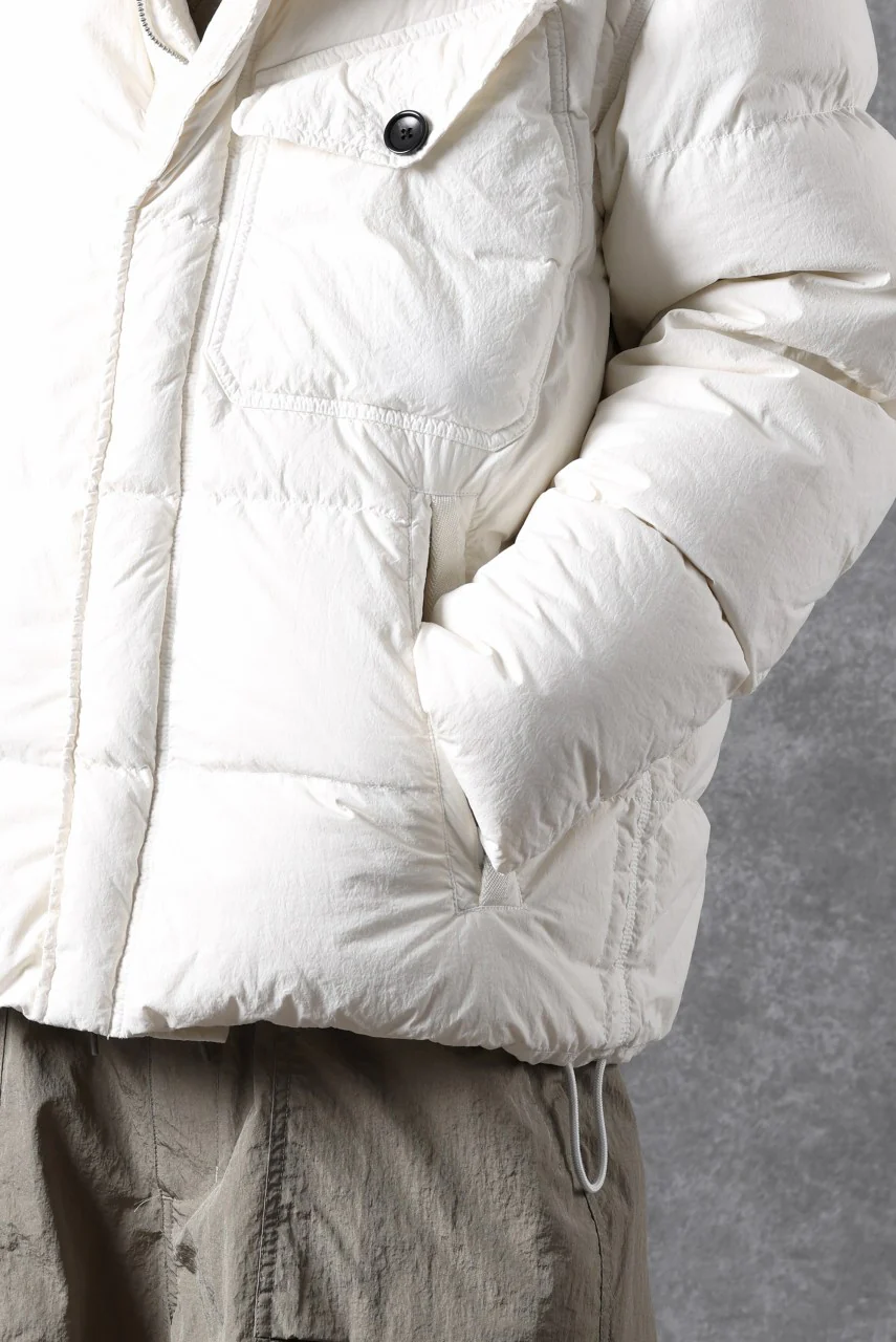 Ten c SURVIVAL DOWN JACKET / GARMENT DYED (WHITE) - Image 45