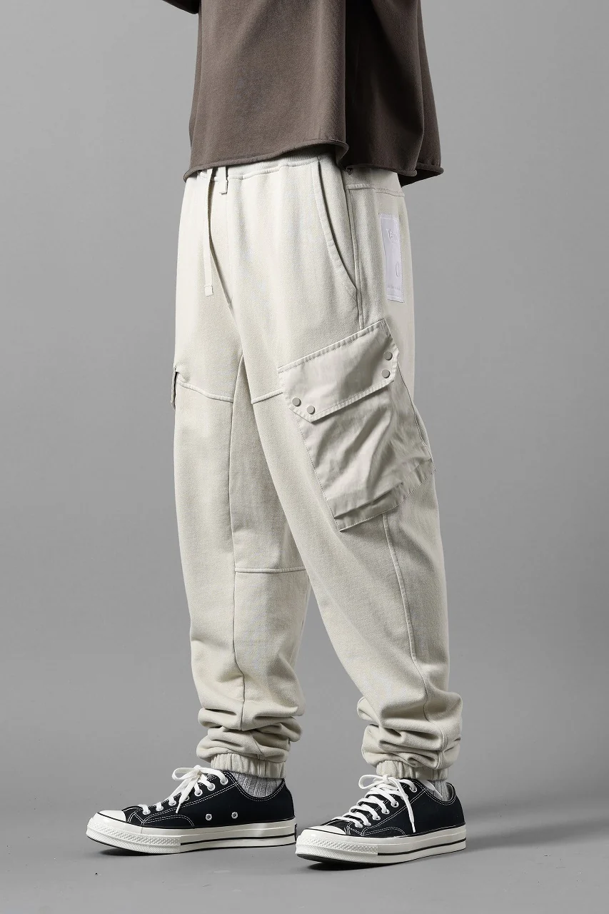 Ten c SWEAT PANTS / GARMENT DYED DIRECT FIXED DIAGONAL FLEECE + OJJ 11oz (BEIGE) - Image 14