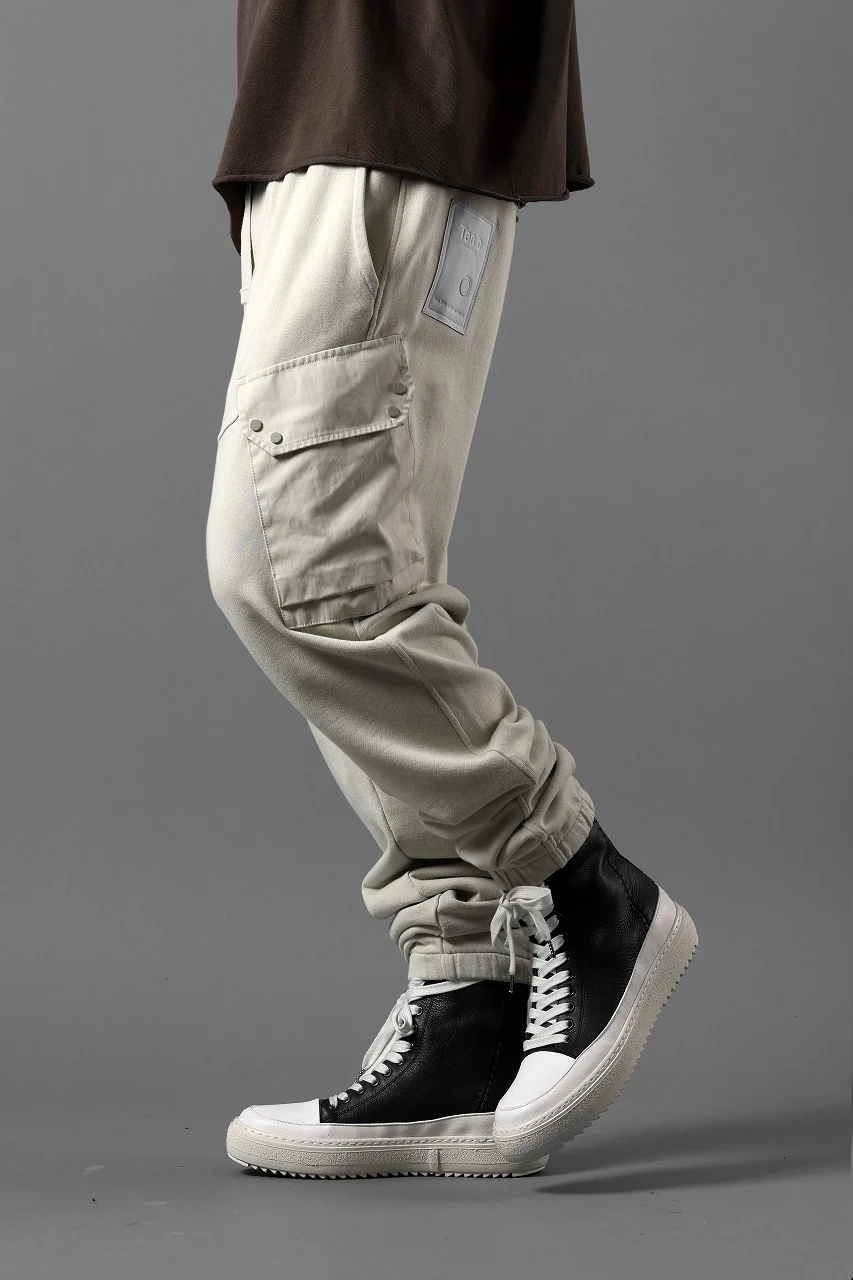 Ten c SWEAT PANTS / GARMENT DYED DIRECT FIXED DIAGONAL FLEECE + OJJ 11oz (BEIGE) - Image 18