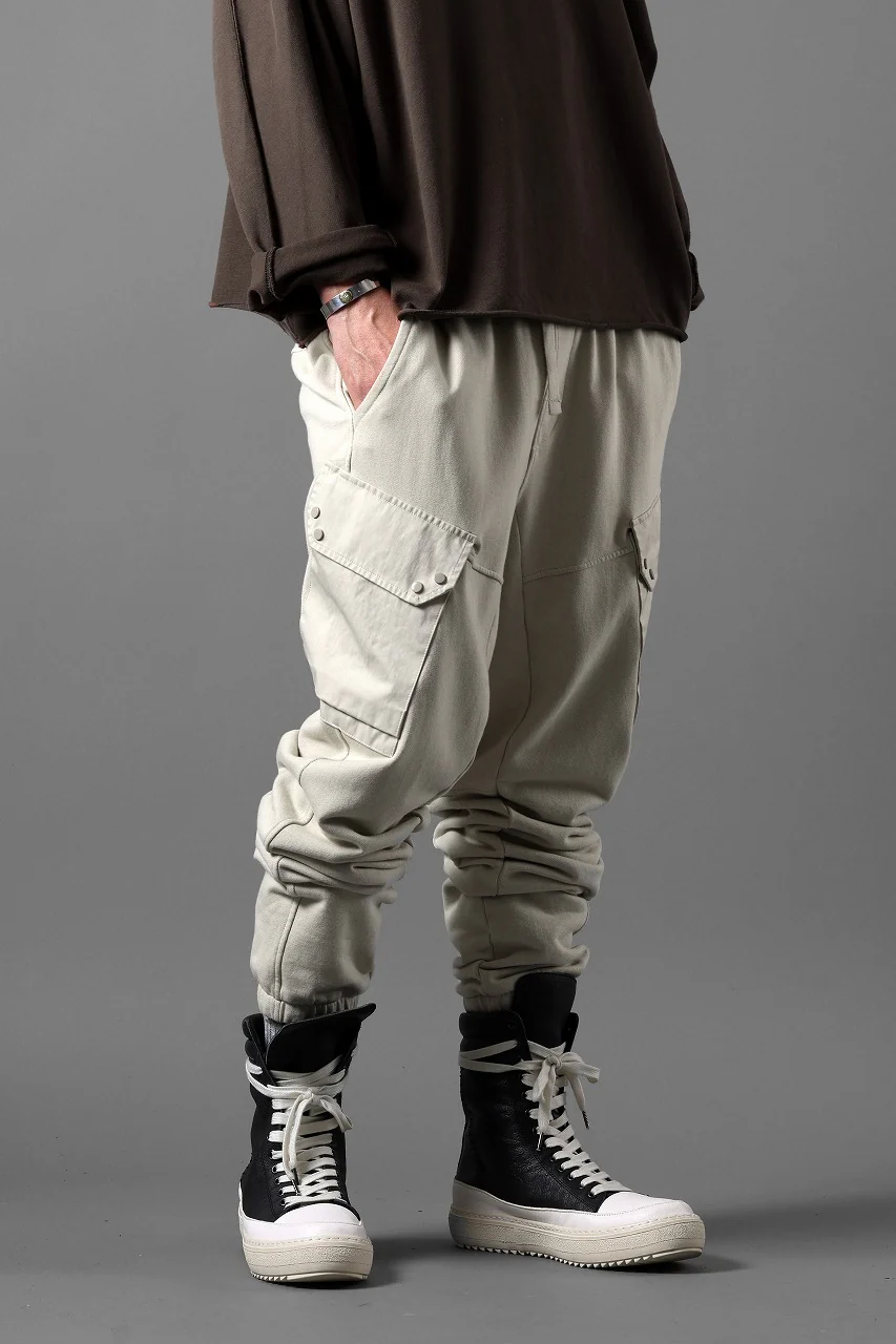 Ten c SWEAT PANTS / GARMENT DYED DIRECT FIXED DIAGONAL FLEECE + OJJ 11oz (BEIGE) - Image 19
