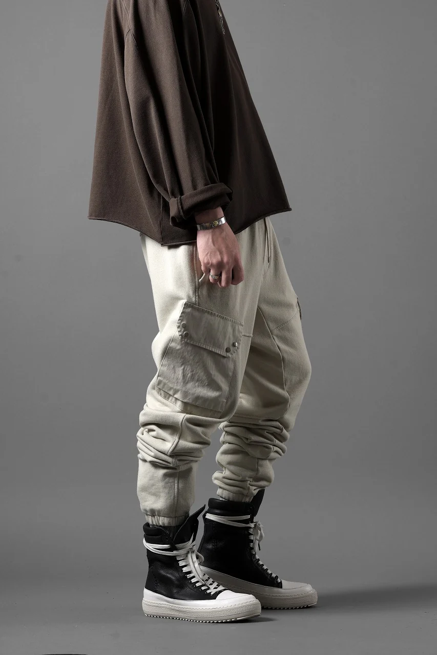 Ten c SWEAT PANTS / GARMENT DYED DIRECT FIXED DIAGONAL FLEECE + OJJ 11oz (BEIGE) - Image 21