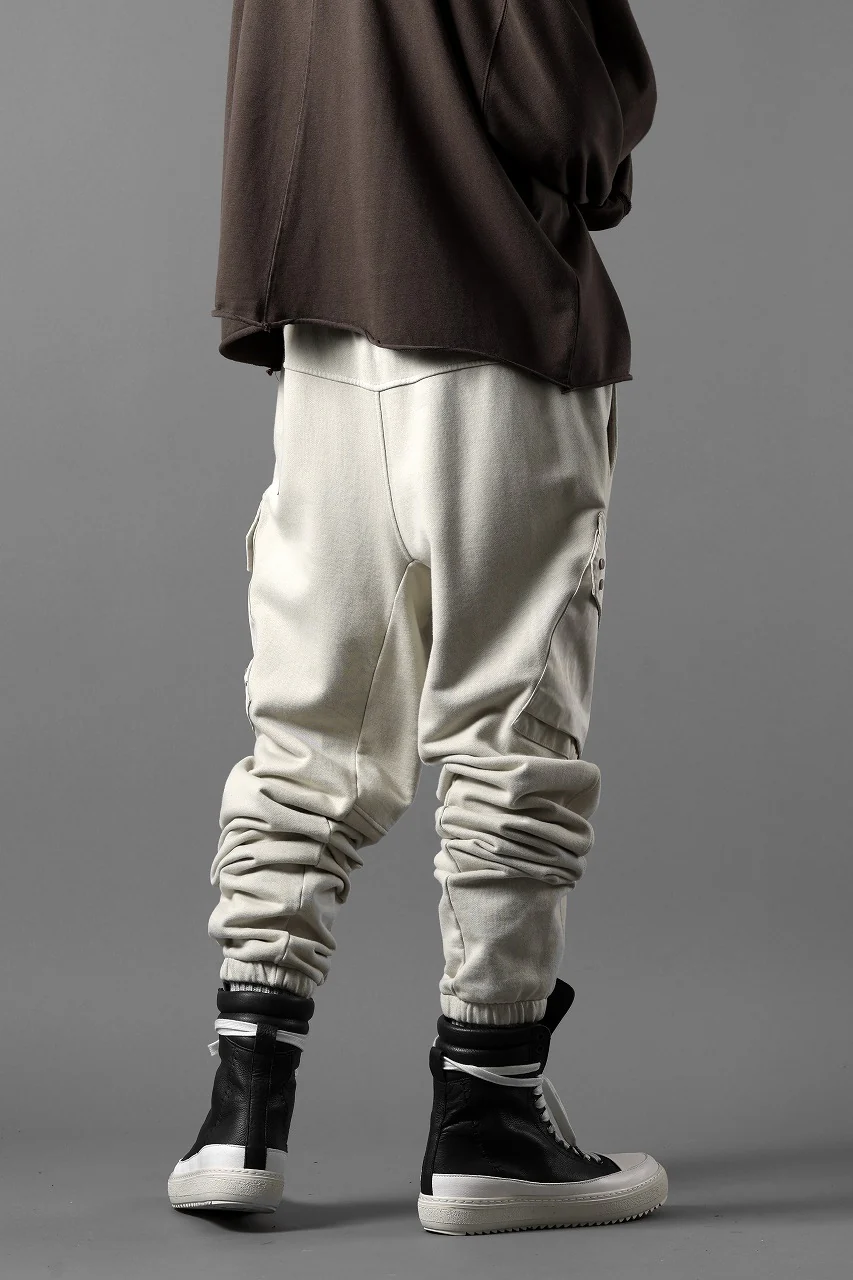 Ten c SWEAT PANTS / GARMENT DYED DIRECT FIXED DIAGONAL FLEECE + OJJ 11oz (BEIGE) - Image 23