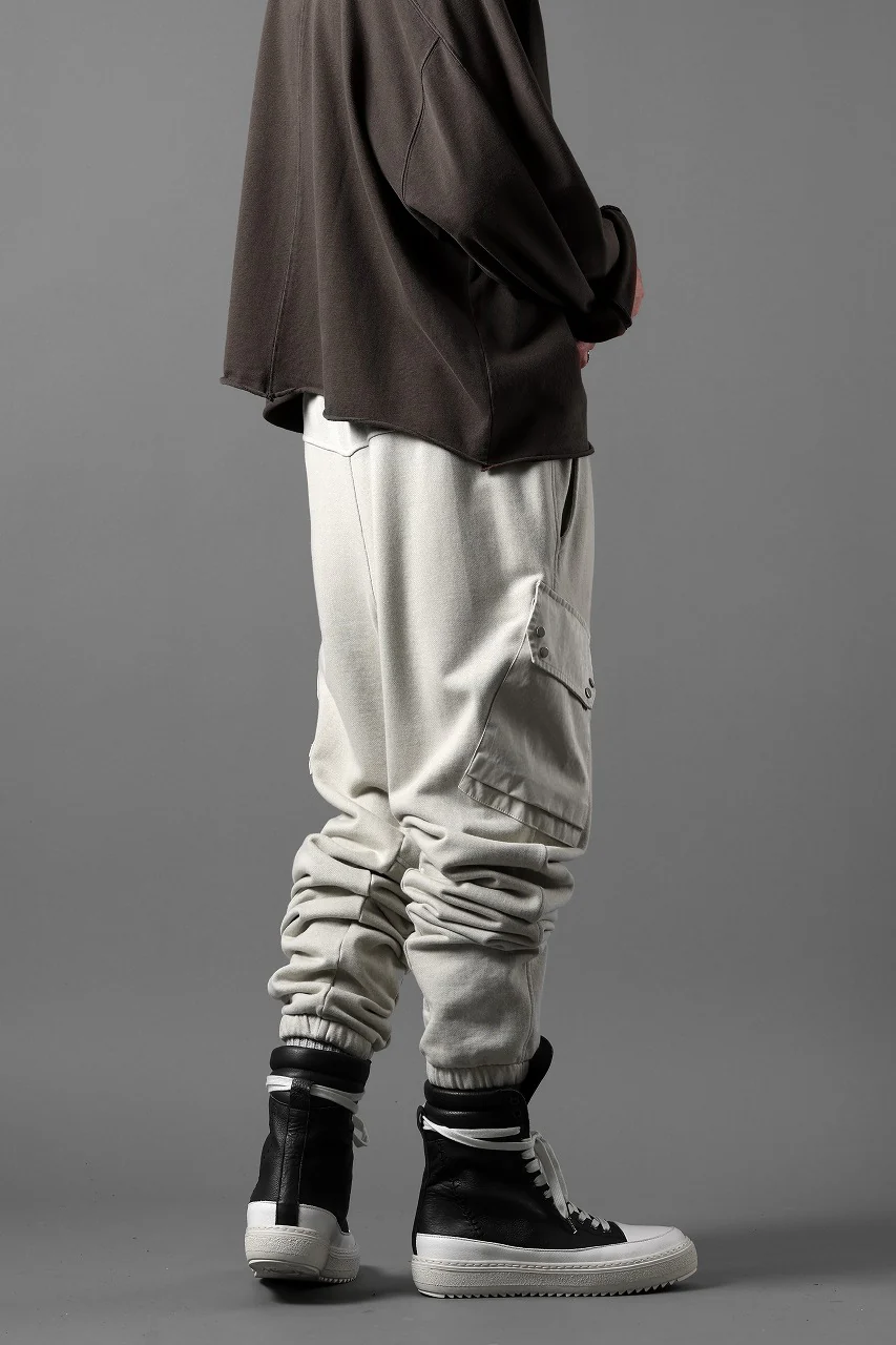 Ten c SWEAT PANTS / GARMENT DYED DIRECT FIXED DIAGONAL FLEECE + OJJ 11oz (BEIGE) - Image 24