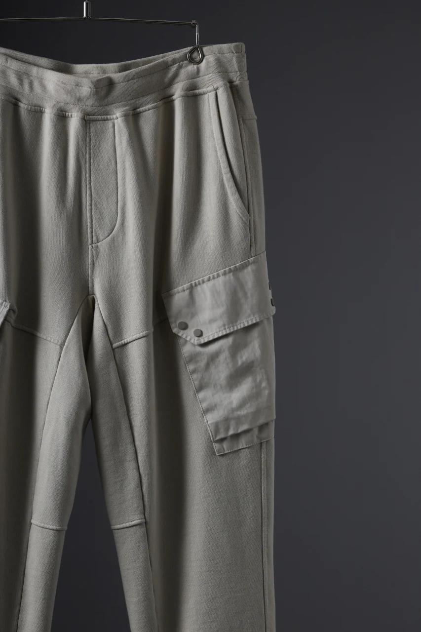 Ten c SWEAT PANTS / GARMENT DYED DIRECT FIXED DIAGONAL FLEECE + OJJ 11oz (BEIGE) - Image 3
