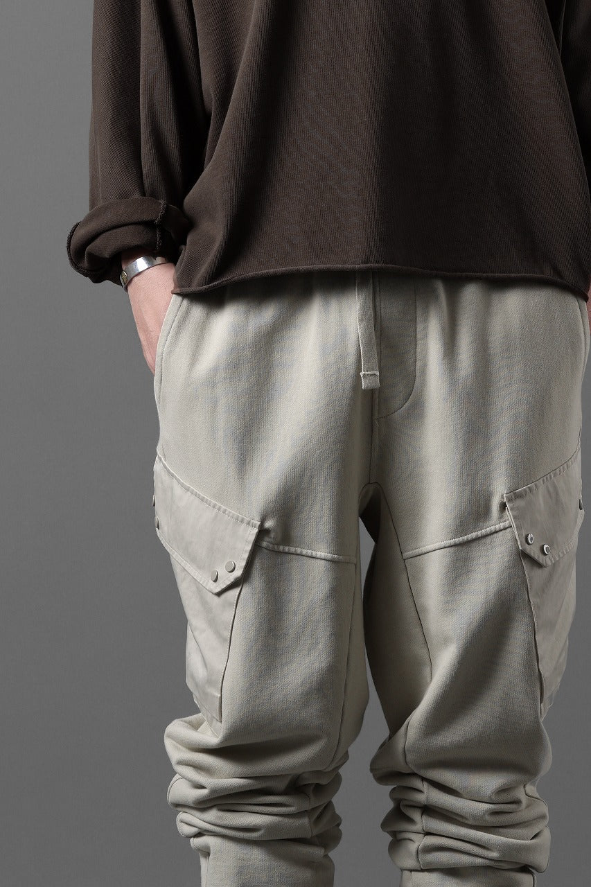 Ten c SWEAT PANTS / GARMENT DYED DIRECT FIXED DIAGONAL FLEECE + OJJ 11oz (BEIGE) - Image 32