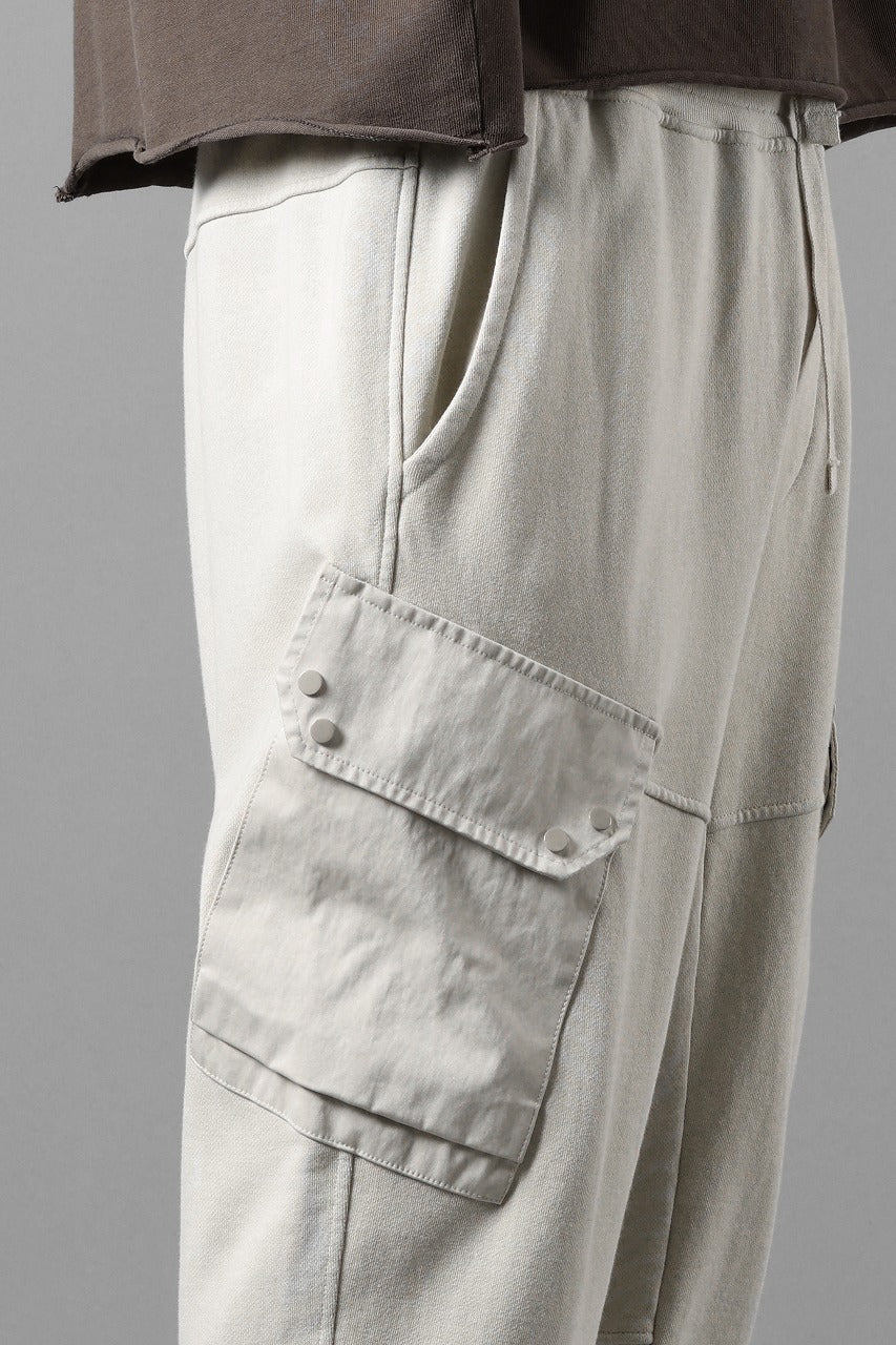 Ten c SWEAT PANTS / GARMENT DYED DIRECT FIXED DIAGONAL FLEECE + OJJ 11oz (BEIGE) - Image 35