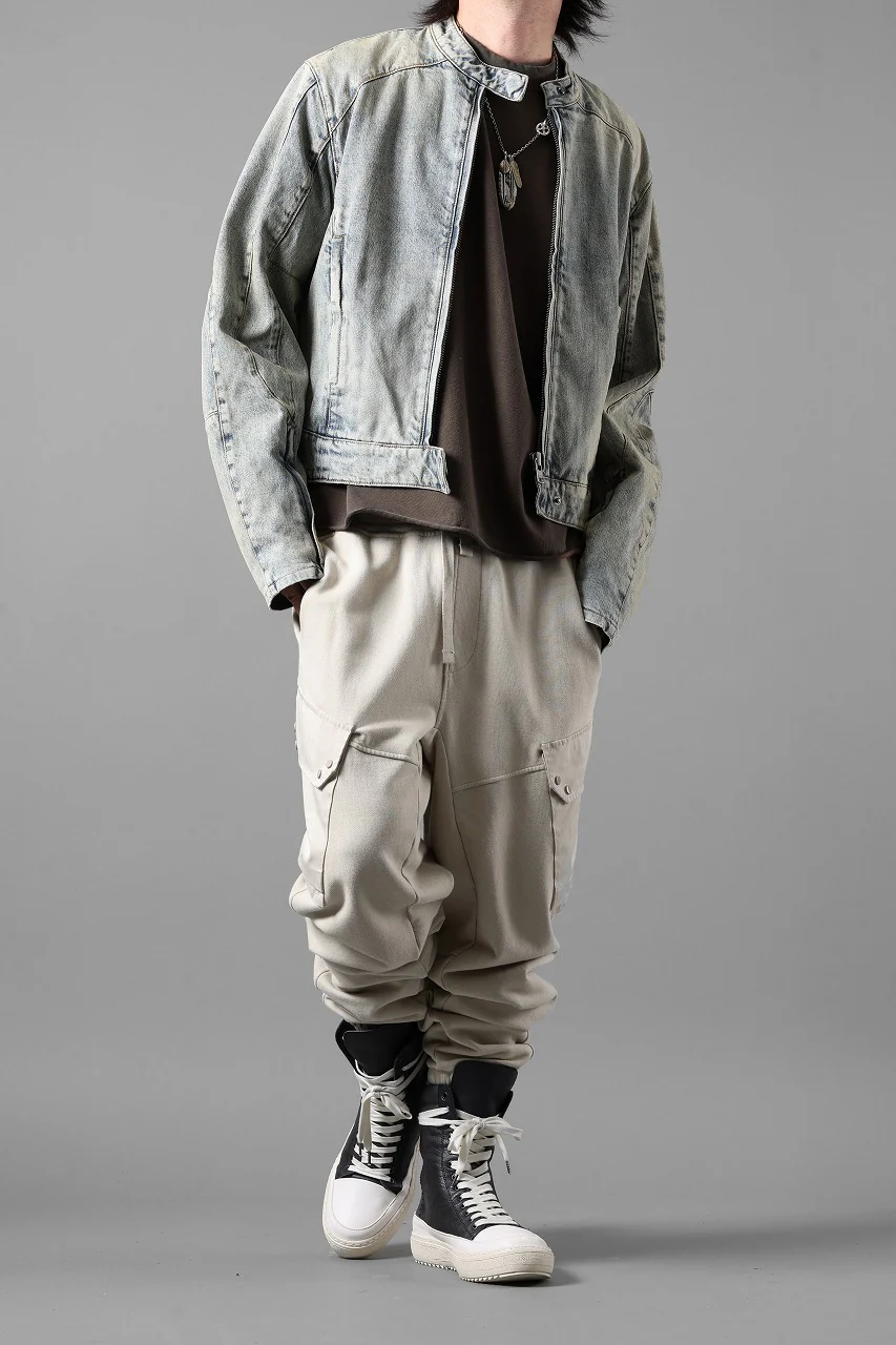 Ten c SWEAT PANTS / GARMENT DYED DIRECT FIXED DIAGONAL FLEECE + OJJ 11oz (BEIGE) - Image 36