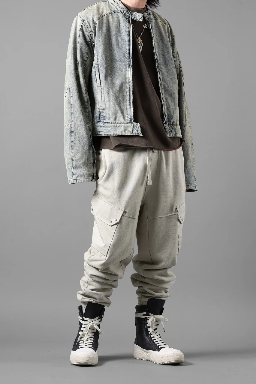 Ten c SWEAT PANTS / GARMENT DYED DIRECT FIXED DIAGONAL FLEECE + OJJ 11oz (BEIGE) - Image 37