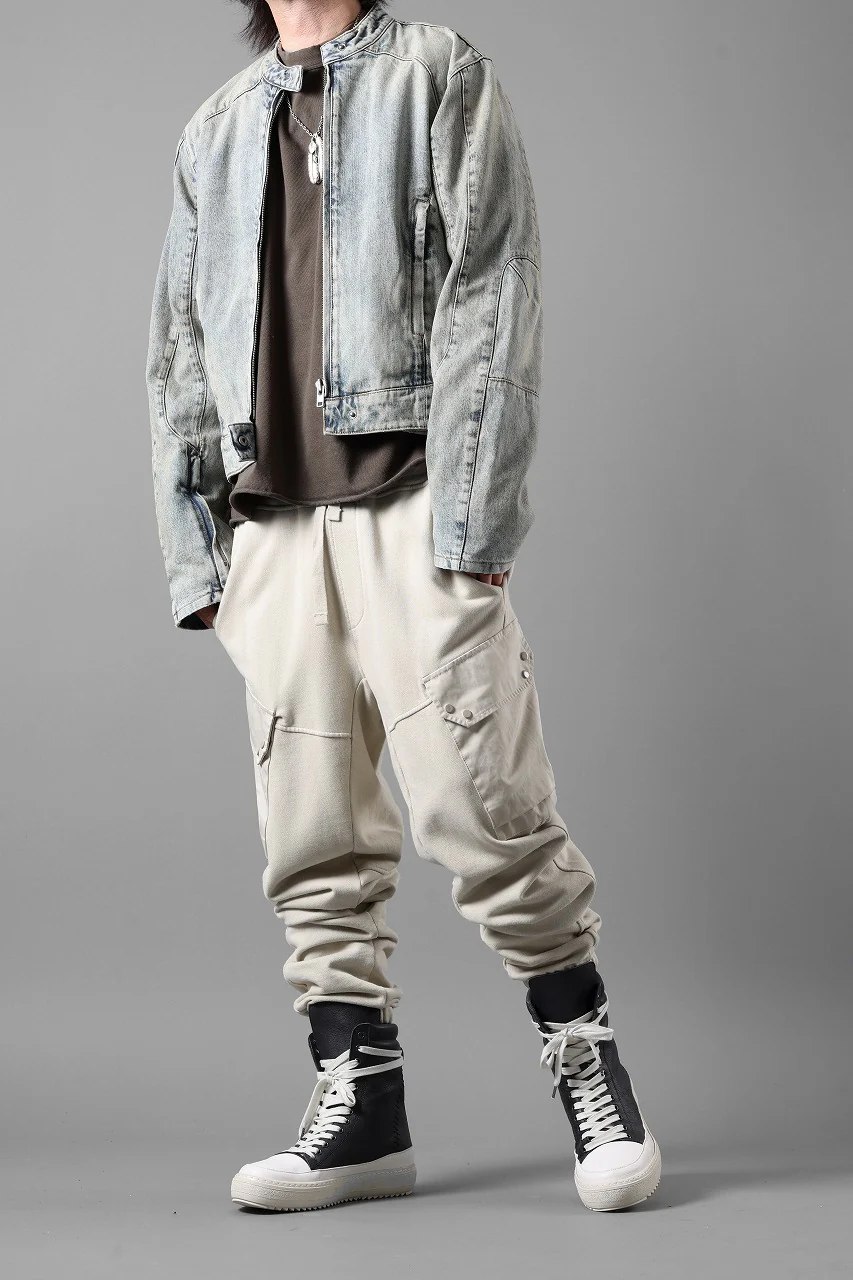 Ten c SWEAT PANTS / GARMENT DYED DIRECT FIXED DIAGONAL FLEECE + OJJ 11oz (BEIGE) - Image 38