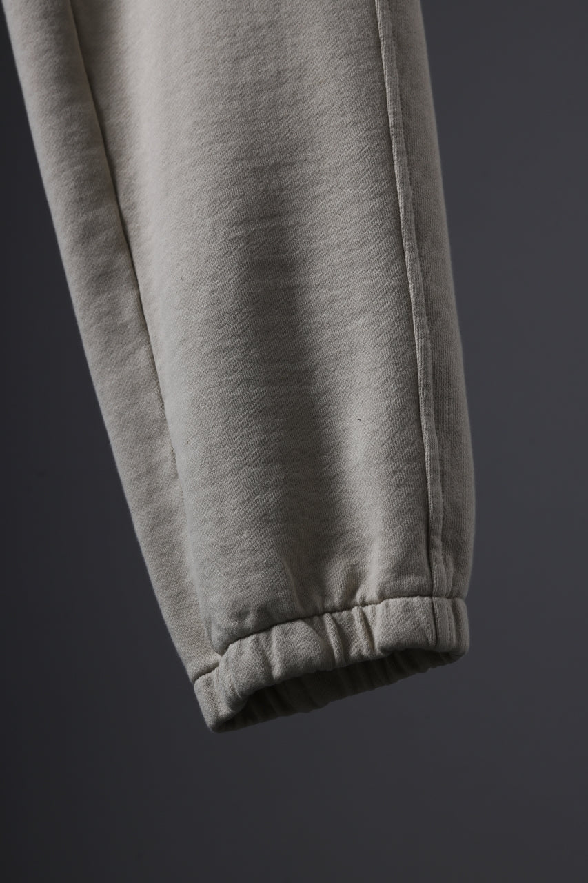 Ten c SWEAT PANTS / GARMENT DYED DIRECT FIXED DIAGONAL FLEECE + OJJ 11oz (BEIGE) - Image 7