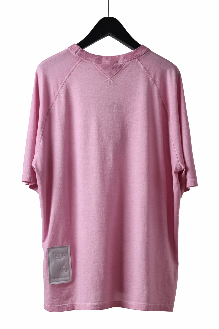 Ten c T-SHIRT / COLORED DUST DYED MAKO COTTON JERSEY (PINK) - Image 2