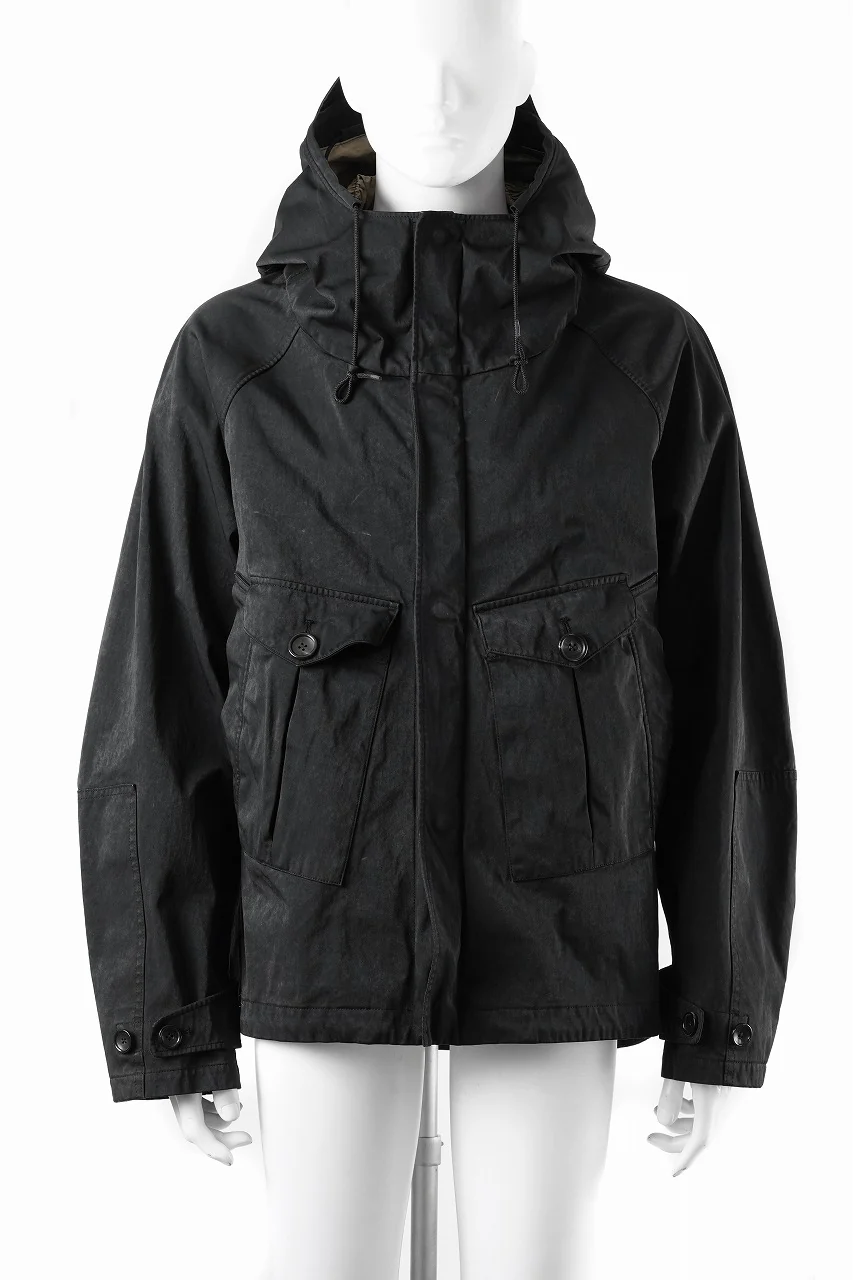 Ten c TEMPEST ANORAK JACKET / GARMENT DYED OJJ (NERO) - Image 2